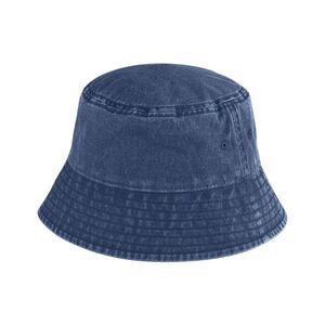 Beechfield Unisex Adult Vintage Bucket Hat / Vintage Denim